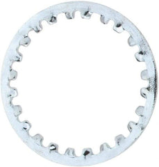 Value Collection - 7/16" Screw, 0.4755" ID, Steel Internal Tooth Lock Washer - 0.6005" OD, Zinc-Plated, Grade 1075 - All Tool & Supply