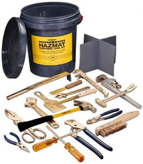 Ampco - 17 Piece Hazmat Response Tool Kit - Comes in Tool Bucket - All Tool & Supply