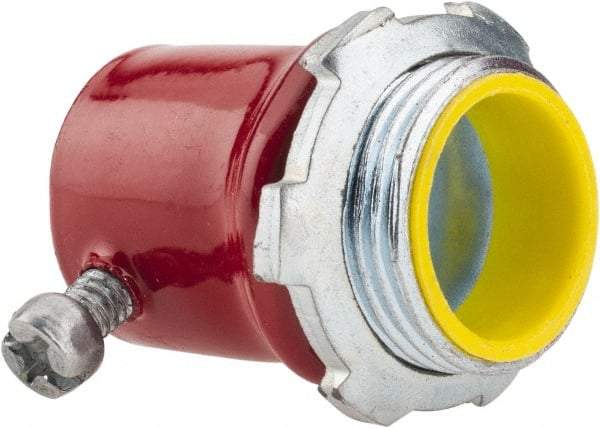 Thomas & Betts - 3/4" Trade, Steel Set Screw Straight EMT Conduit Connector - Insulated - All Tool & Supply