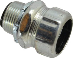 Thomas & Betts - 1" Trade, Steel Threaded Straight Liquidtight Conduit Connector - Insulated - All Tool & Supply