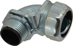 Thomas & Betts - 3/4" Trade, Steel Threaded Angled Liquidtight Conduit Connector - Insulated - All Tool & Supply