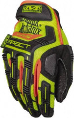 Mechanix Wear - Size XL (11), ANSI Cut Lvl 4, Puncture Lvl 5, Abrasion Lvl 3, Synthetic Leather Cut Resistant Gloves - 10" Long, ArmorTex Cut Lining, Hook & Loop Cuff, Hi-Vis Yellow, Paired - All Tool & Supply