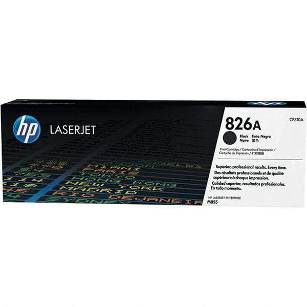 Hewlett-Packard - Black Toner Cartridge - Use with HP Color LaserJet Enterprise M855 - All Tool & Supply