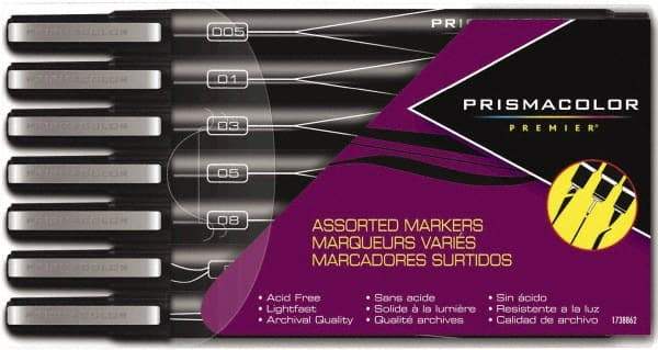 Prismacolor - Black Art Marker - Brush Tip, Alcohol Based Ink - All Tool & Supply