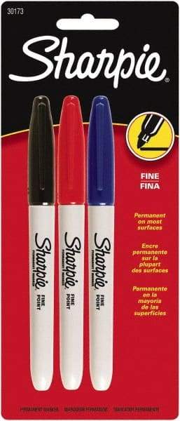 Sharpie - Black, Blue, Red Permanent Marker - Fine Tip, AP Nontoxic Ink - All Tool & Supply