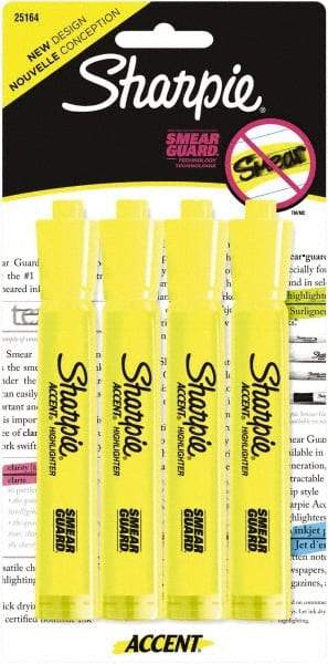 Sharpie - Fluorescent Yellow Highlighter - Chisel Tip, AP Nontoxic Ink - All Tool & Supply