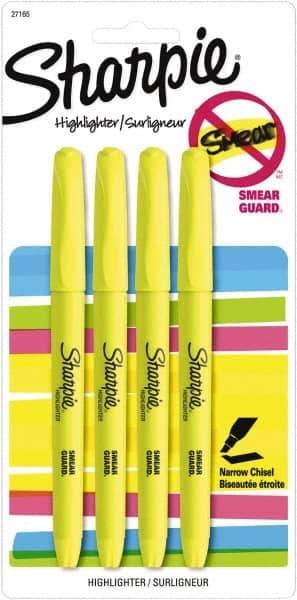 Sharpie - Fluorescent Yellow Highlighter - Chisel Tip, AP Nontoxic Ink - All Tool & Supply