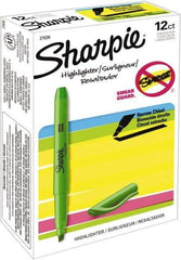 Sharpie - Fluorescent Green Highlighter - Chisel Tip, AP Nontoxic Ink - All Tool & Supply