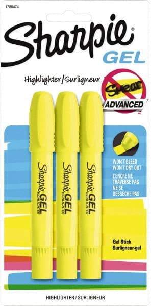 Sharpie - Fluorescent Yellow Highlighter - Chisel Tip, AP Nontoxic Ink - All Tool & Supply