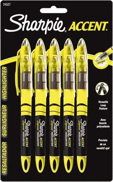 Sharpie - Fluorescent Yellow Highlighter - Chisel Tip, AP Nontoxic Ink - All Tool & Supply