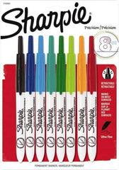 Sharpie - Assorted Colors, Permanent Marker - Retractable Ultra Fine Tip, AP Nontoxic Ink - All Tool & Supply