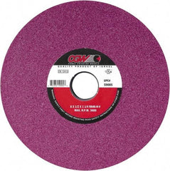 Camel Grinding Wheels - 8" Diam x 1-1/4" Hole x 3/4" Thick, J Hardness, 60 Grit Surface Grinding Wheel - Aluminum Oxide, Type 5, Medium Grade, Vitrified Bond, One-Side Recess - All Tool & Supply