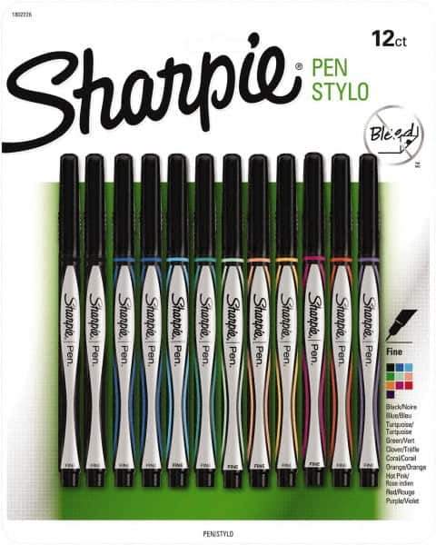 Sharpie - Fine Point Porous Point Pen - Assorted Colors - All Tool & Supply