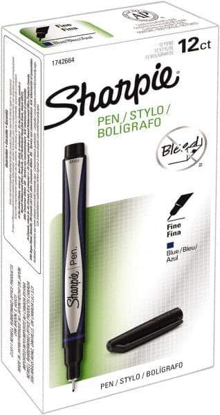 Sharpie - Fine Point Porous Point Pen - Blue - All Tool & Supply