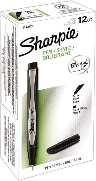 Sharpie - Fine Point Porous Point Pen - Black - All Tool & Supply