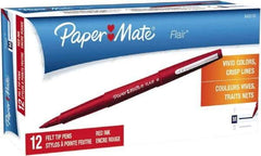 Paper Mate - Medium Porous Point Pen - Red - All Tool & Supply