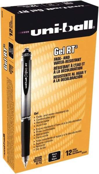 Uni-Ball - 0.7mm Retractable Pen - Black - All Tool & Supply