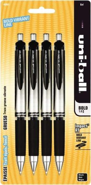 Uni-Ball - 1mm Retractable Pen - Black - All Tool & Supply