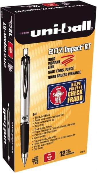 Uni-Ball - 1mm Retractable Pen - Red - All Tool & Supply