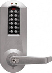 Kaba Access - Combination Entry with Key Override Lever Lockset for 1-3/8 to 2-1/4" Thick Doors - 2-3/4" Back Set, 6 or 7 Pin Length Best & Compatible (Core Not Included) Cylinder, Satin Chrome Finish - All Tool & Supply