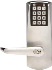 Kaba Access - Privacy Lever Lockset for 1-3/8 to 2-1/4" Thick Doors - 2-3/4" Back Set, 6 or 7 Pin Length Best & Compatible (Core Not Included) Cylinder, Satin Chrome Finish - All Tool & Supply