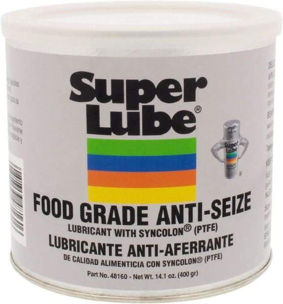 Synco Chemical - 14.1 oz Can Anti-Seize Lubricant - Synthetic with PTFE, 450 to 450°F, Translucent White, Water Resistant - All Tool & Supply