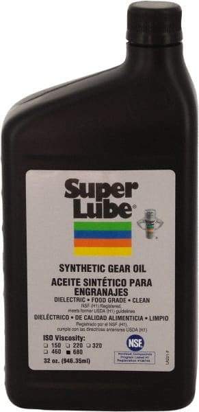 Synco Chemical - Plastic Bottle, Synthetic Gear Oil - -40°F to 450°F, 680 St Viscosity at 40° C, ISO 680 - All Tool & Supply