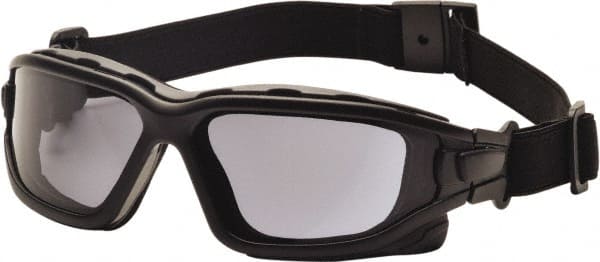 PYRAMEX - Size S Gray Polycarbonate Anti-Fog & Scratch Resistant Hybrid Safety Glasses/Goggles - All Tool & Supply