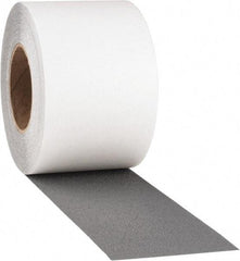 PRO-SAFE - Gray Solid Color Anti-Slip Vinyl Tape - 4" Wide x 60' Long, General Traffic - All Tool & Supply