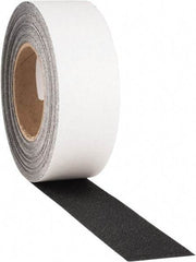 PRO-SAFE - Black Solid Color Anti-Slip Vinyl Tape - 2" Wide x 60' Long, General Traffic - All Tool & Supply