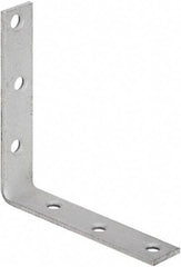 National Mfg. - 5" Long x 1" Wide, Galvanized Steel, Corner Brace - Galvanized - All Tool & Supply