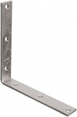 National Mfg. - 8" Long x 1-1/4" Wide, Steel, Corner Brace - Zinc Plated - All Tool & Supply