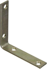 National Mfg. - 3-1/2" Long x 3/4" Wide, Steel, Corner Brace - Zinc Plated - All Tool & Supply