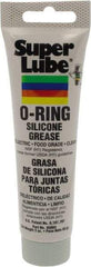 Synco Chemical - 3 oz Tube Silicone General Purpose Grease - Translucent White, Food Grade, 450°F Max Temp, NLGIG 2, - All Tool & Supply