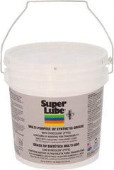 Synco Chemical - 5 Lb Pail Synthetic Lubricant w/PTFE General Purpose Grease - Translucent White, Food Grade, 450°F Max Temp, NLGIG 2, - All Tool & Supply