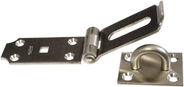 National Mfg. - 2-1/2" Wide, Safety Hasp - Stainless Steel - All Tool & Supply