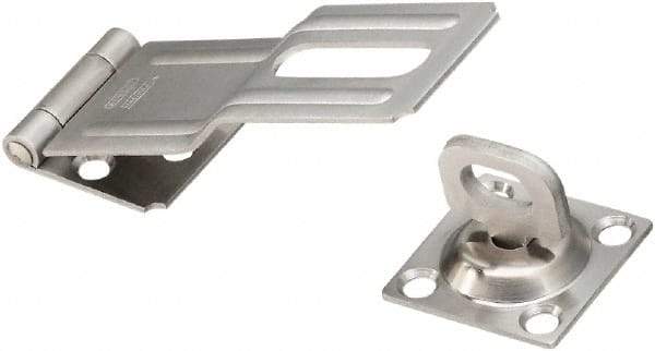 National Mfg. - 1-1/2" Wide, Latching Post Hasp - Stainless Steel - All Tool & Supply