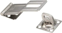 National Mfg. - 1-1/2" Wide, Latching Post Hasp - Stainless Steel - All Tool & Supply