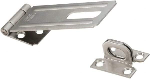 National Mfg. - 1-1/2" Wide, Safety Hasp - Stainless Steel - All Tool & Supply