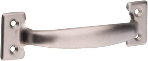 National Mfg. - 8-1/2" Long x 6.5" Wide, Stainless Steel Door Pull - Stainless Steel Coated - All Tool & Supply