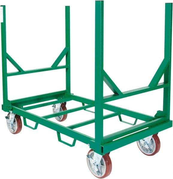 Greenlee - 2,500 Lb Capacity, 28-1/2" Wide x 48" Long x 36-1/2" High Bundler Cart - 1 Shelf, Steel - All Tool & Supply