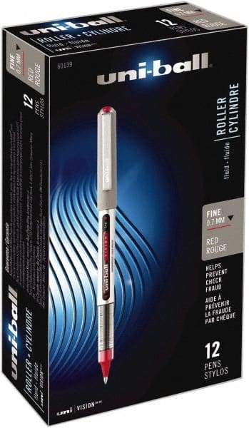 Uni-Ball - Roller Ball 0.7mm Stick Pen - Red - All Tool & Supply