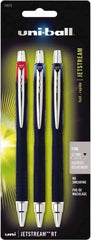 Uni-Ball - Roller Ball 0.7mm Retractable Pen - Black, Red & Blue - All Tool & Supply