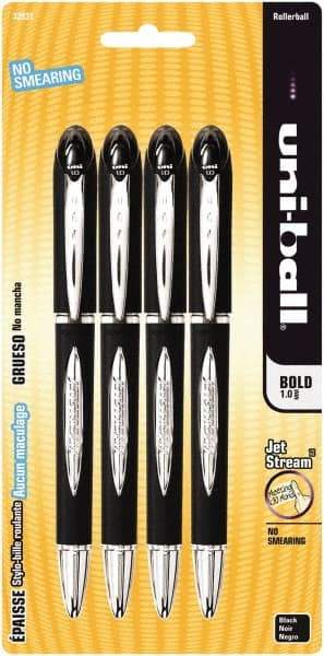 Uni-Ball - Roller Ball 1mm Stick Pen - Black - All Tool & Supply