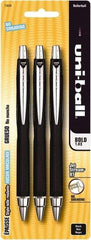 Uni-Ball - Roller Ball 1mm Retractable Pen - Black - All Tool & Supply