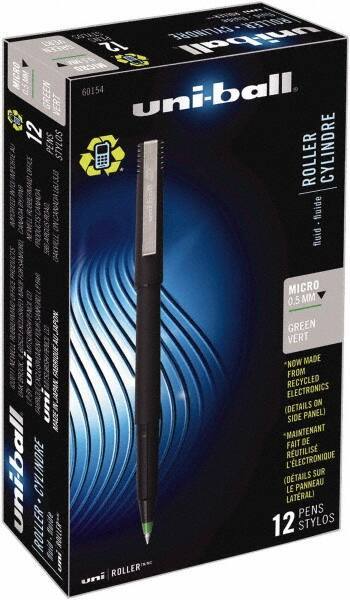 Uni-Ball - Roller Ball 0.5mm Stick Pen - Green - All Tool & Supply