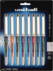 Uni-Ball - Roller Ball 0.7mm Stick Pen - Black, Blue, Green, Midnight Black, Orange, Pink, Purple & Red - All Tool & Supply