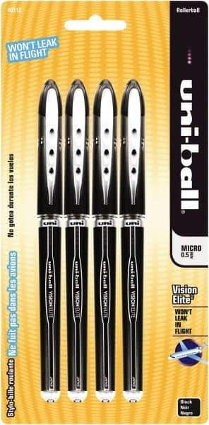 Uni-Ball - Roller Ball 0.5mm Stick Pen - Black - All Tool & Supply