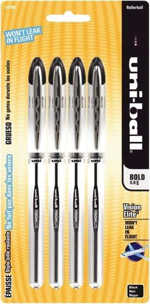 Uni-Ball - Roller Ball 0.8mm Stick Pen - Black - All Tool & Supply