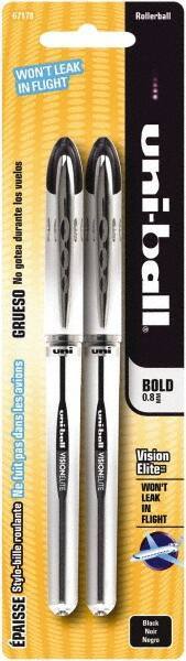 Uni-Ball - Roller Ball 0.8mm Stick Pen - Black - All Tool & Supply